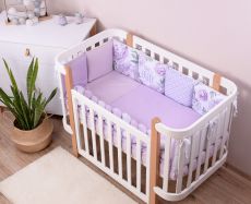 Постільний комплект Baby Veres Lilac Peonies (6 одиниць, 100% бавовна, 120х60 см)